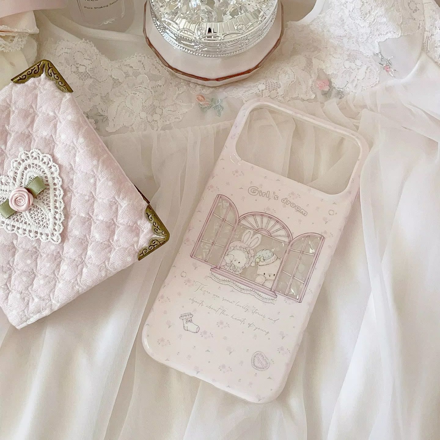 Phone Cases Cool Girl - Casing HP Kawaii Bunny Bear Floral