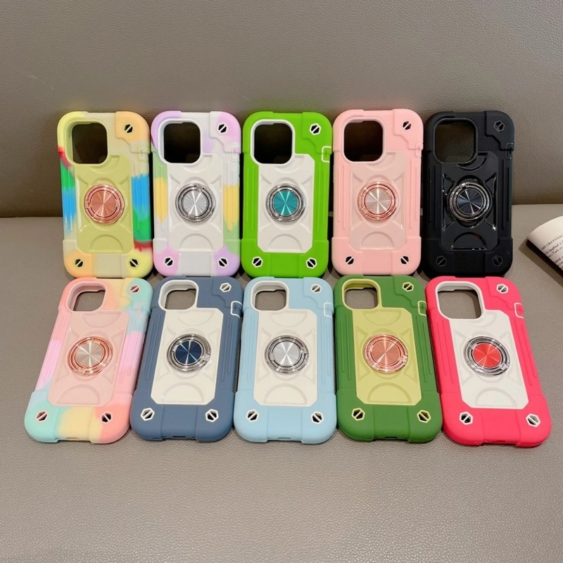 Phone Cases Heavy Duty - Casing Pelindung Ring Holder Lanyard Mewah
