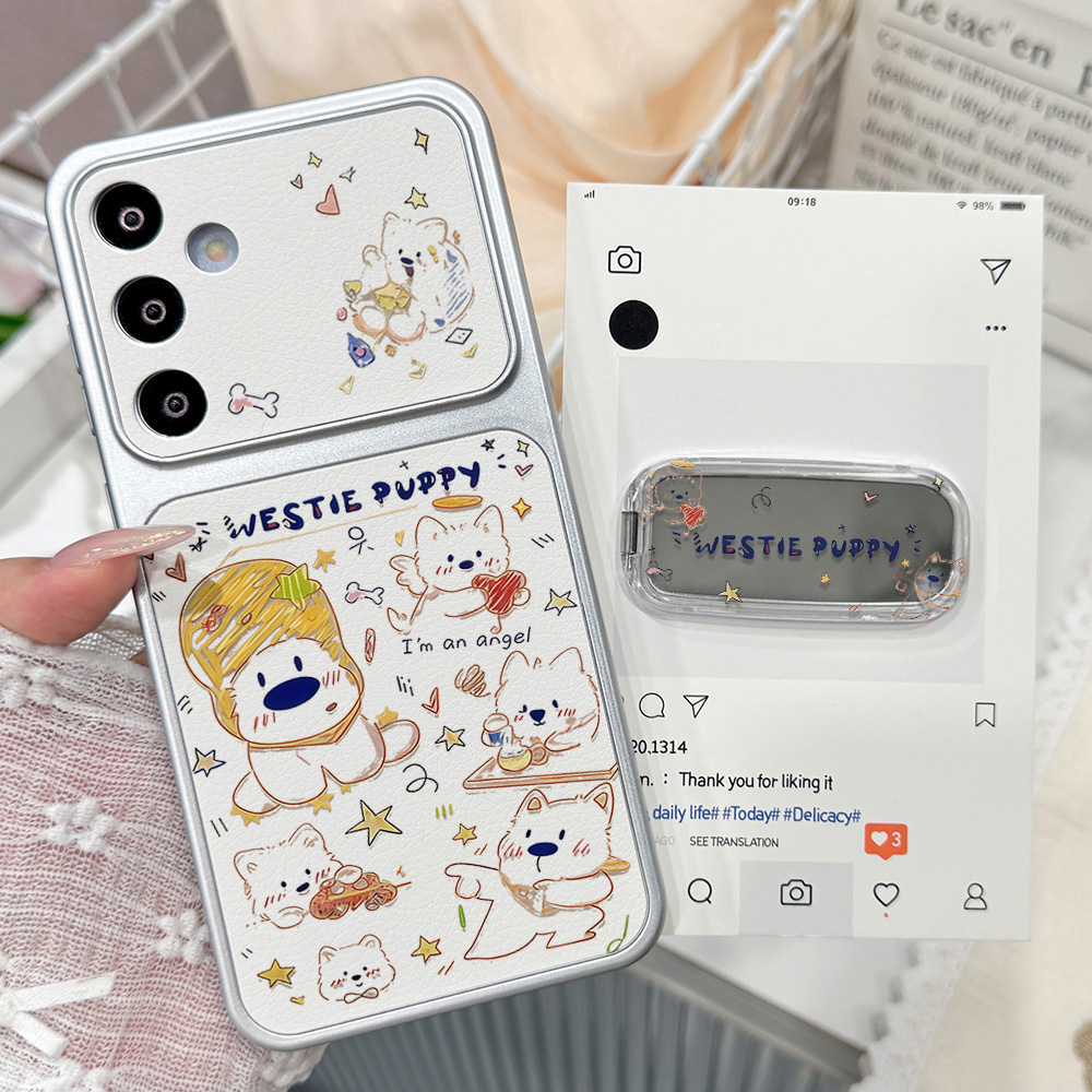 Casing Ponsel Anjing Kartun Lu - Phone Cases With Stand ulasan dan harga