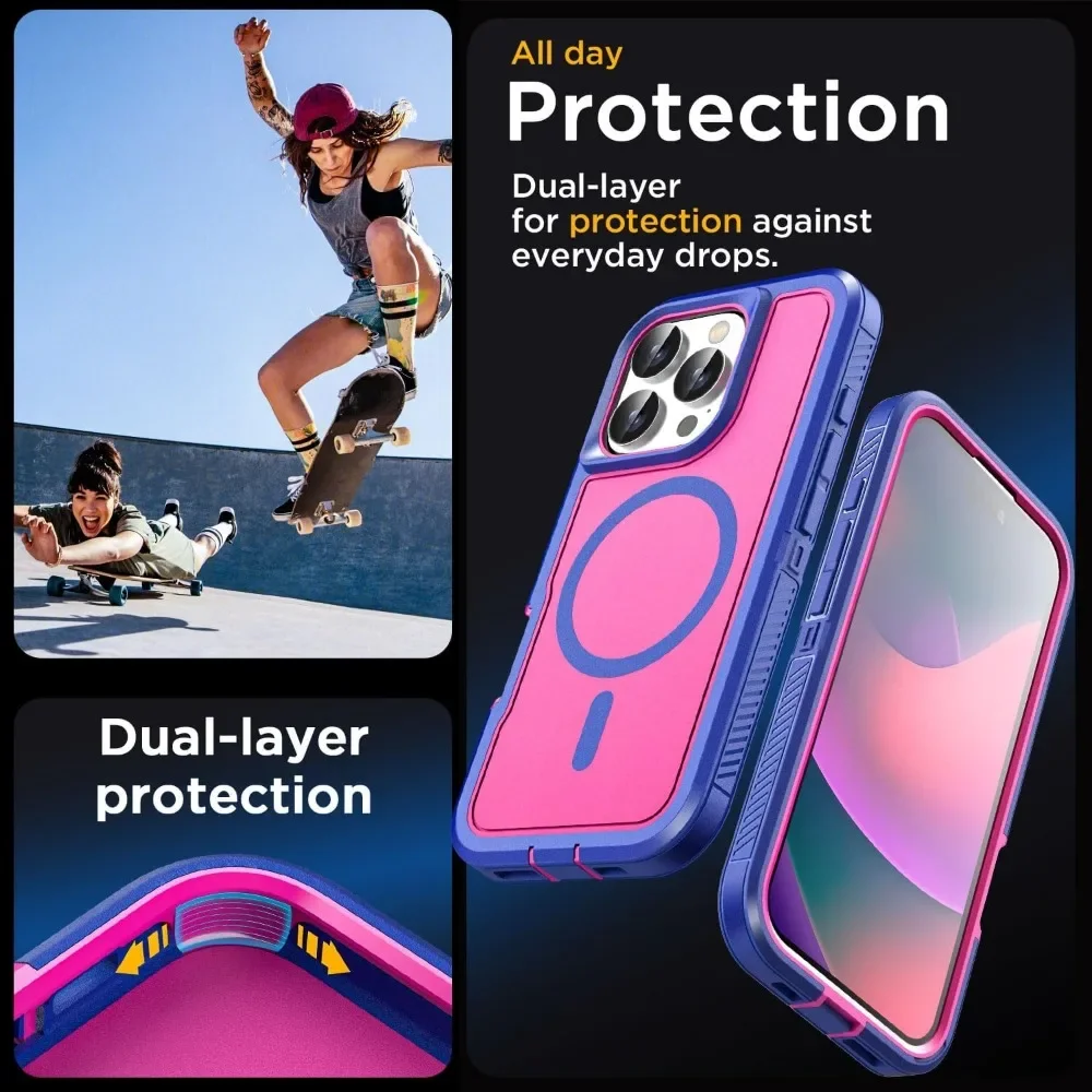 Casing Armor Magnetik Mewah Un - Phone Cases Heavy Duty ulasan dan harga
