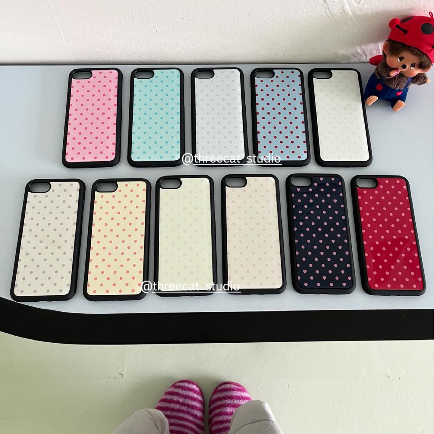 Casing Ponsel Matte Motif Polk - Phone Cases Polka Dot ulasan dan harga