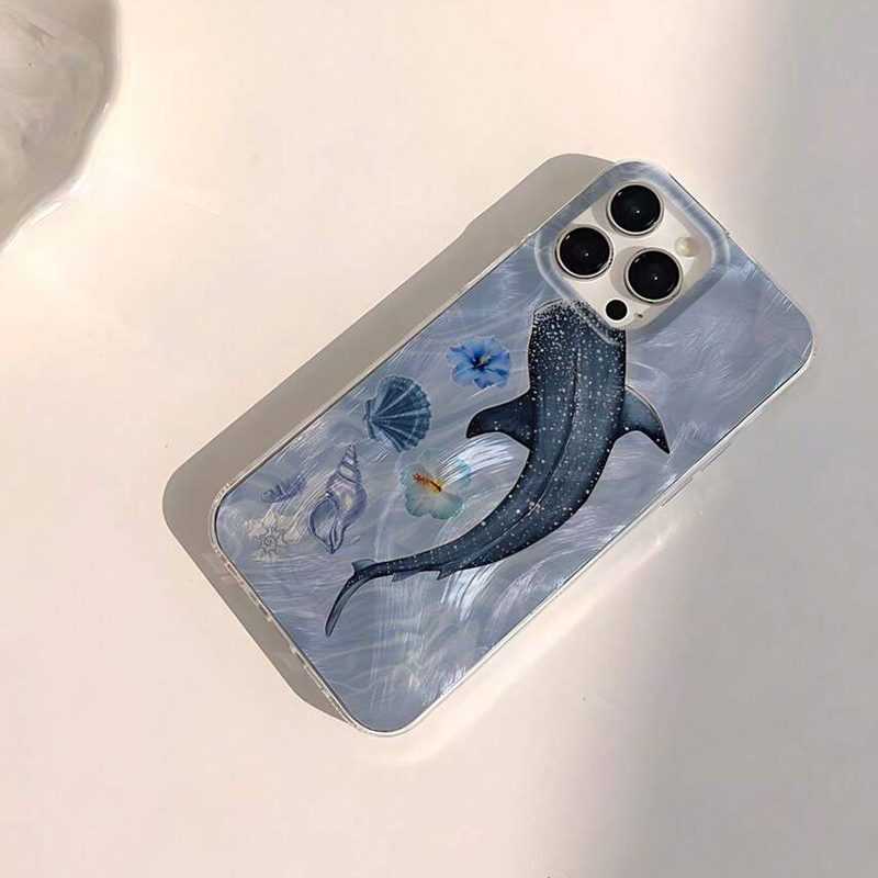 Casing Ponsel Desain Paus Hiu  - Phone Cases Designer ulasan dan harga