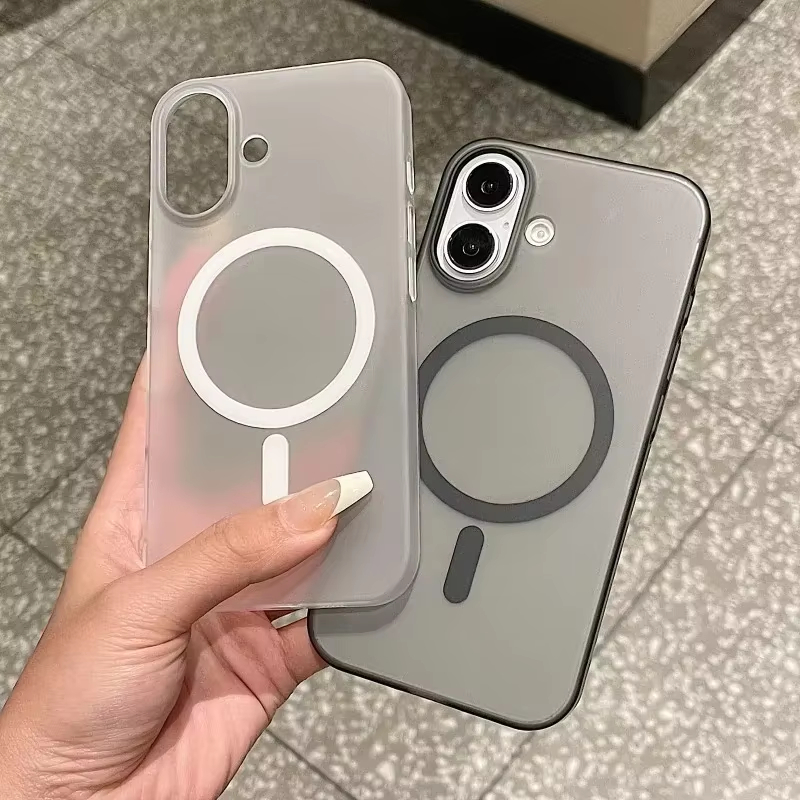 Casing Transparan Matte Magsaf - Phone Cases Quality ulasan dan harga