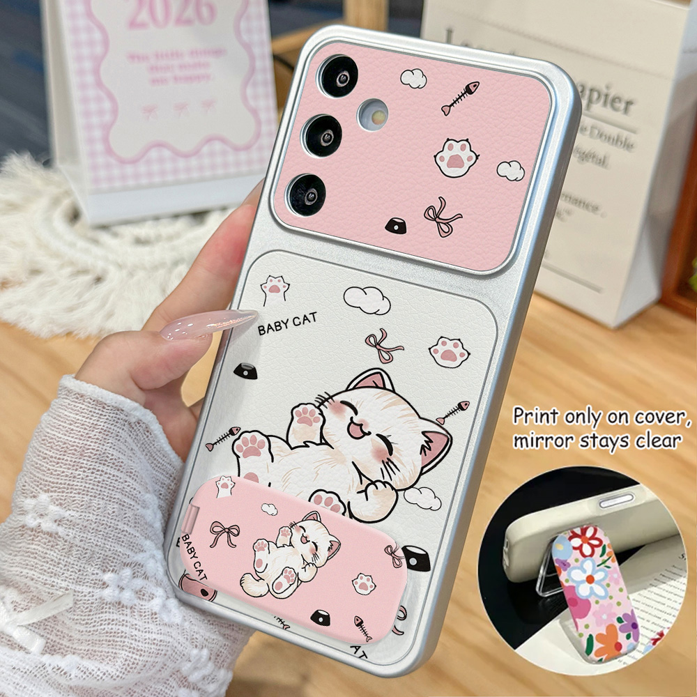 Casing Ponsel Kartun Kucing Lu - Phone Cases With Stand ulasan dan harga