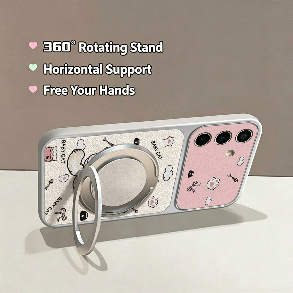 Casing Ponsel Kartun Kucing Lu - Phone Cases With Stand ulasan dan harga