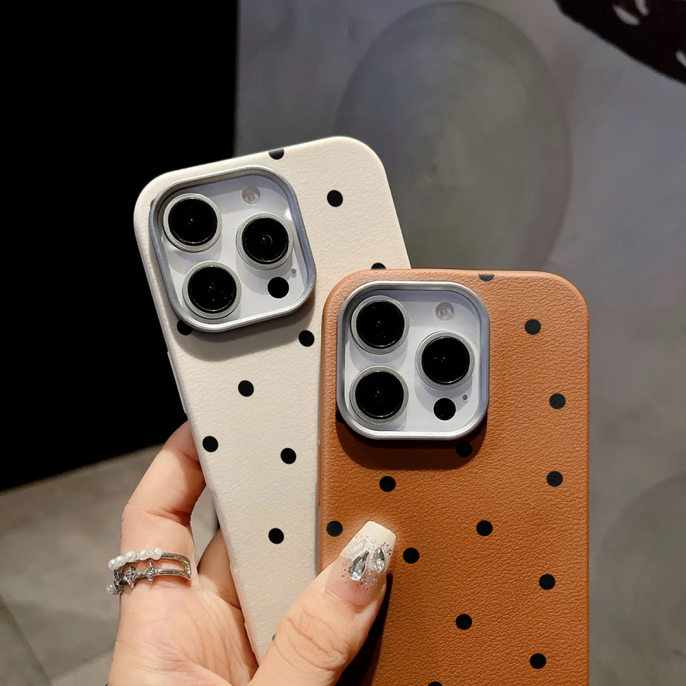 Casing Ponsel Polkadot Hitam M - Phone Cases Xiaomi 15 ulasan dan harga