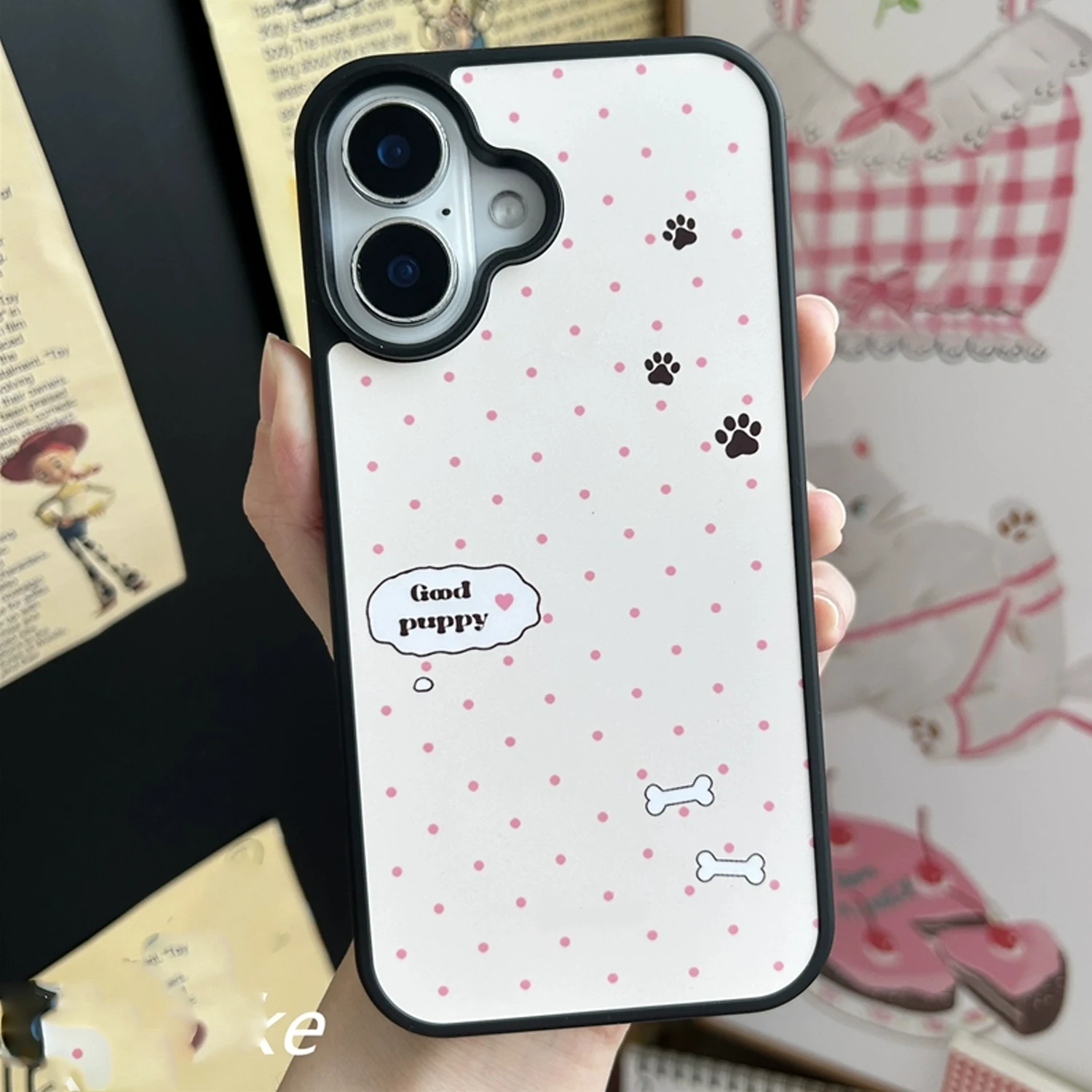 Casing HP INS Pink Wave Point  - Phone Cases With Stand ulasan dan harga