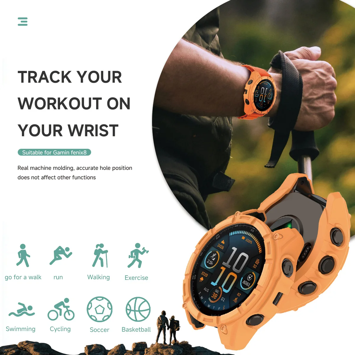 Casing TPU untuk Garmin Fenix8 - Phone Cases Android ulasan dan harga